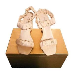 Womens Nine West White Strappy heels!